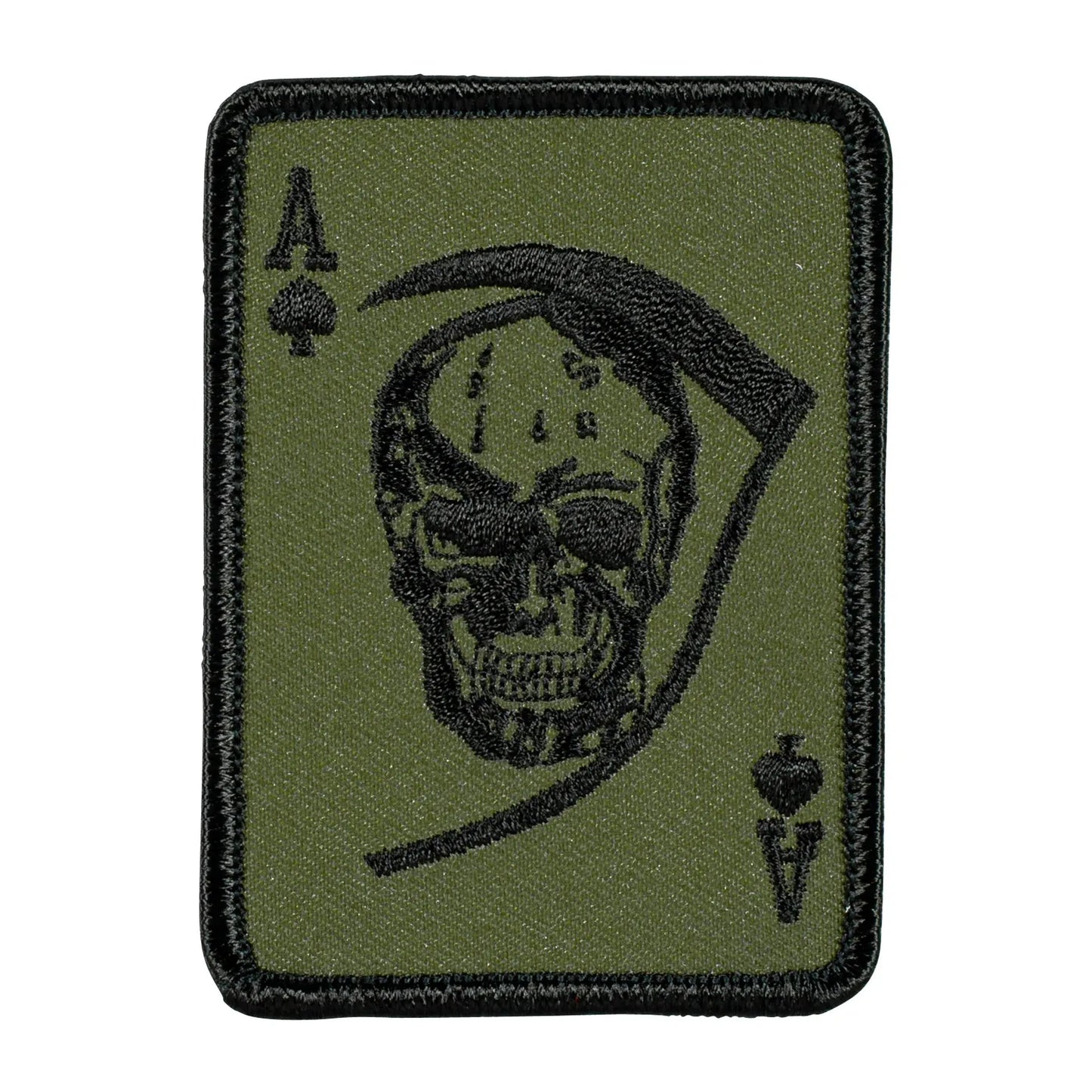 Fritzsch Abzeichen US Textil Death Ace oliv - ASMC