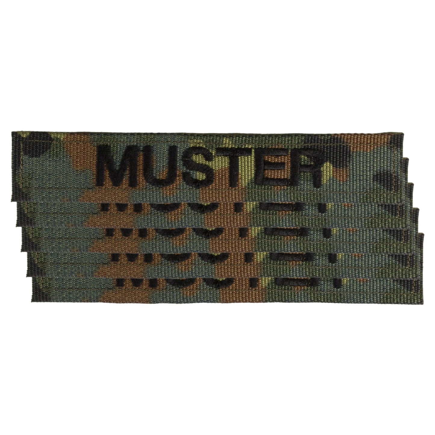 Namensbänder 5er Set Flecktarn
