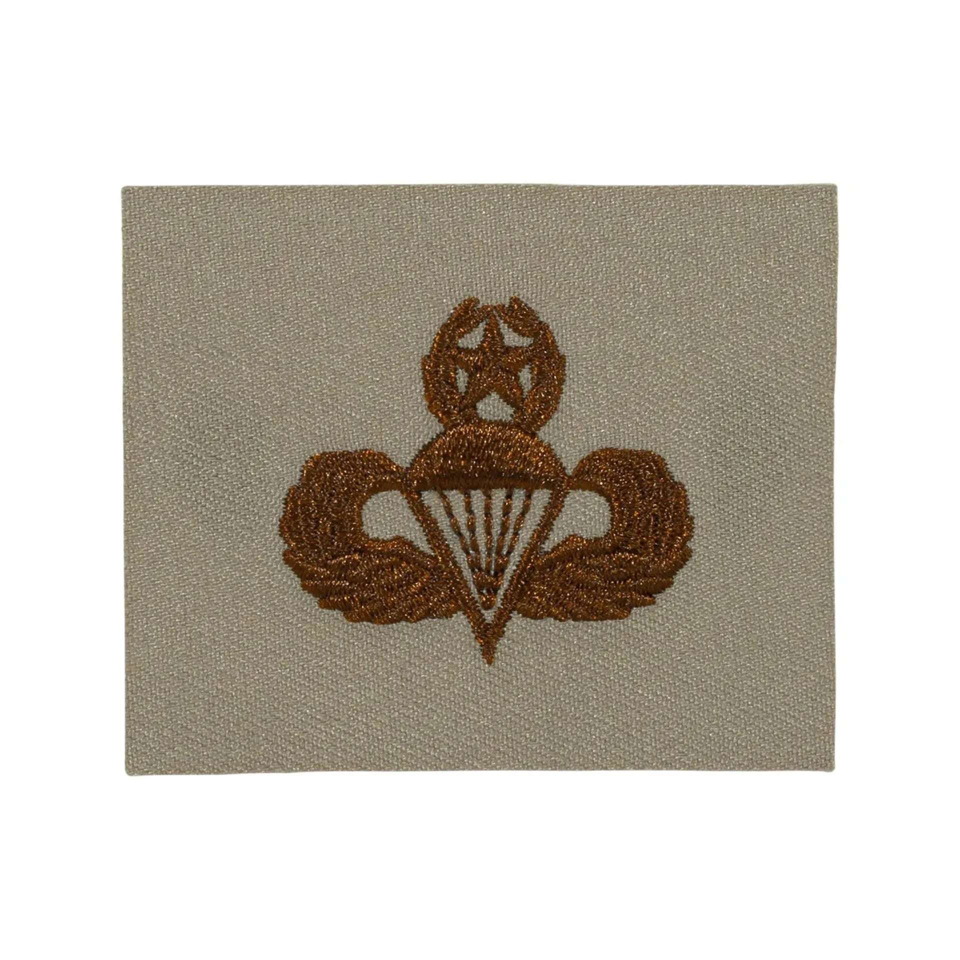 Abzeichen US Master Parachutist Textil desert
