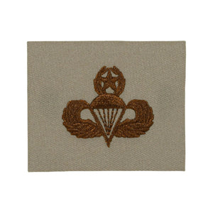 Abzeichen US Master Parachutist Textil desert