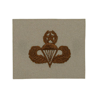 Abzeichen US Master Parachutist Textil desert