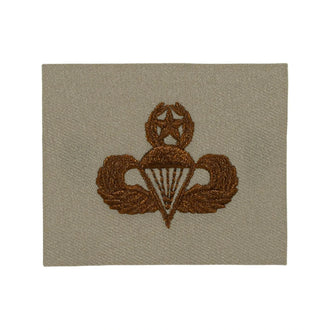 Abzeichen US Master Parachutist Textil desert