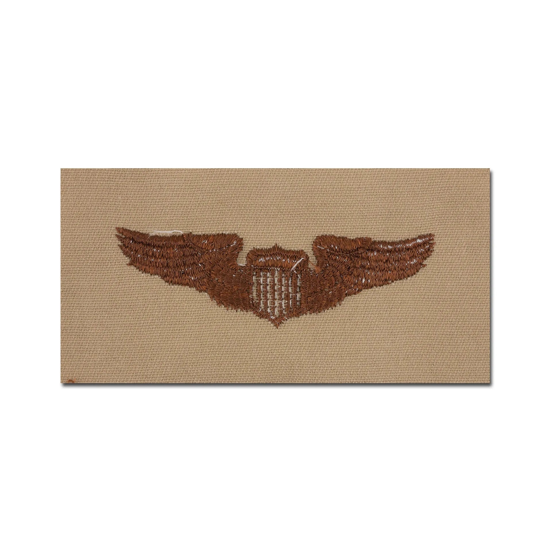 Abzeichen US Pilot Textil desert