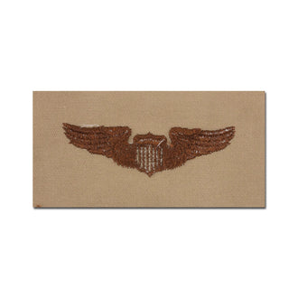 Abzeichen US Pilot Textil desert