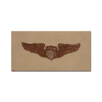 Abzeichen US Pilot Textil desert