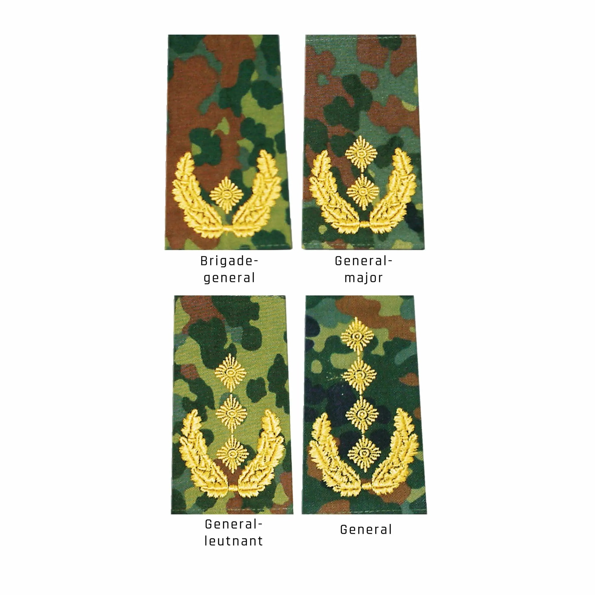 Diverse BW Rangabzeichen Heer Flecktarn - ASMC