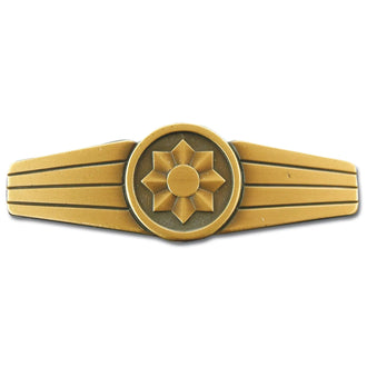 Abzeichen BW Feldjäger Metall bronze