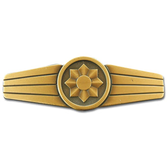 Abzeichen BW Feldjäger Metall bronze