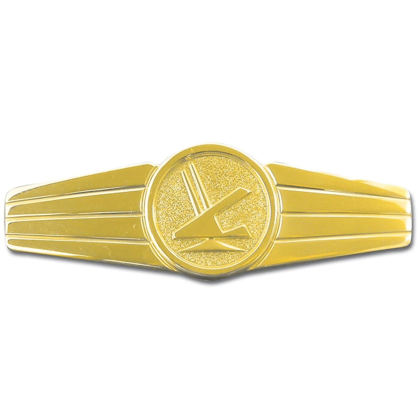 Fritzsch Abzeichen BW Sicherungspersonal Metall goldfarben alt - ASMC