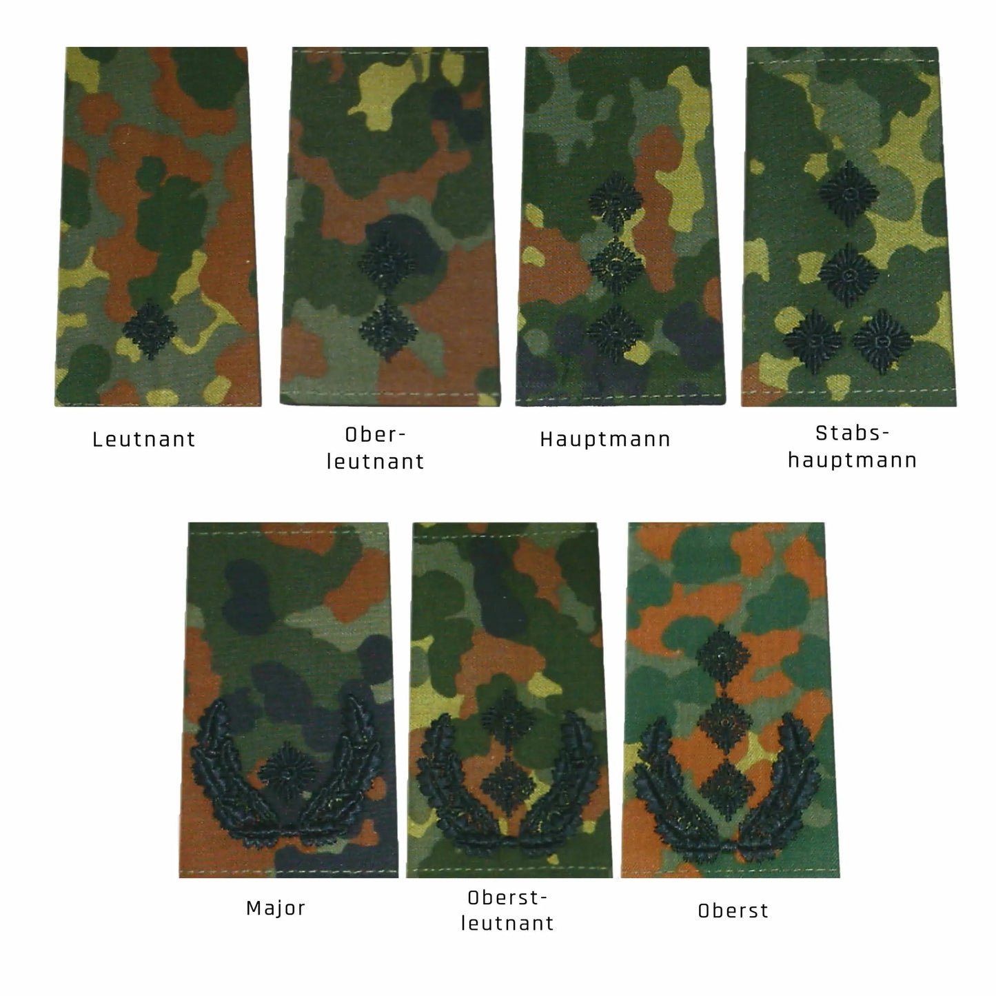 Unbekannt BW Rangabzeichen Heer Klett Flecktarn - ASMC