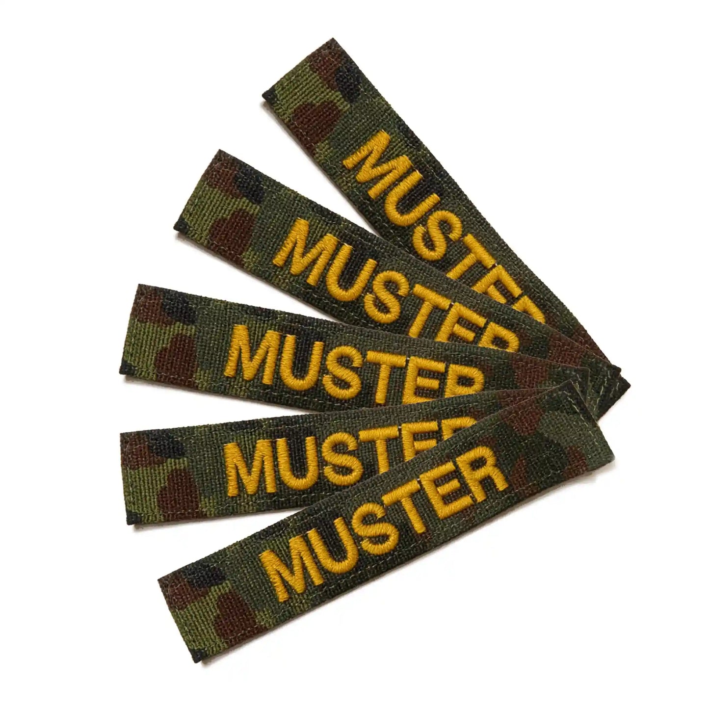 Namensbänder 5er Set Flecktarn