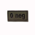 Unbekannt Abzeichen Bloodpatch 0 neg - ASMC