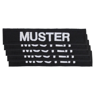Namensbänder 5er Set Schwarz