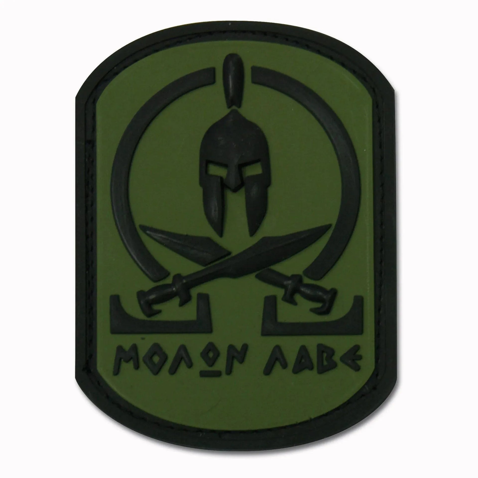 Jackets To Go 3D-Patch Molon Labe Spartan oliv - ASMC