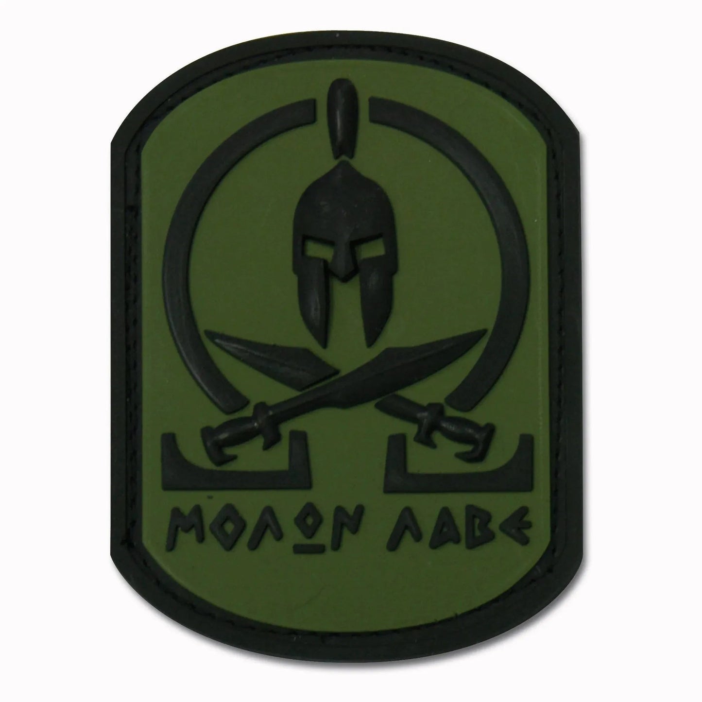 3D-Patch Molon Labe Spartan oliv