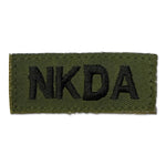 Textilabzeichen NKDA Klett