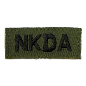 Textilabzeichen NKDA Klett