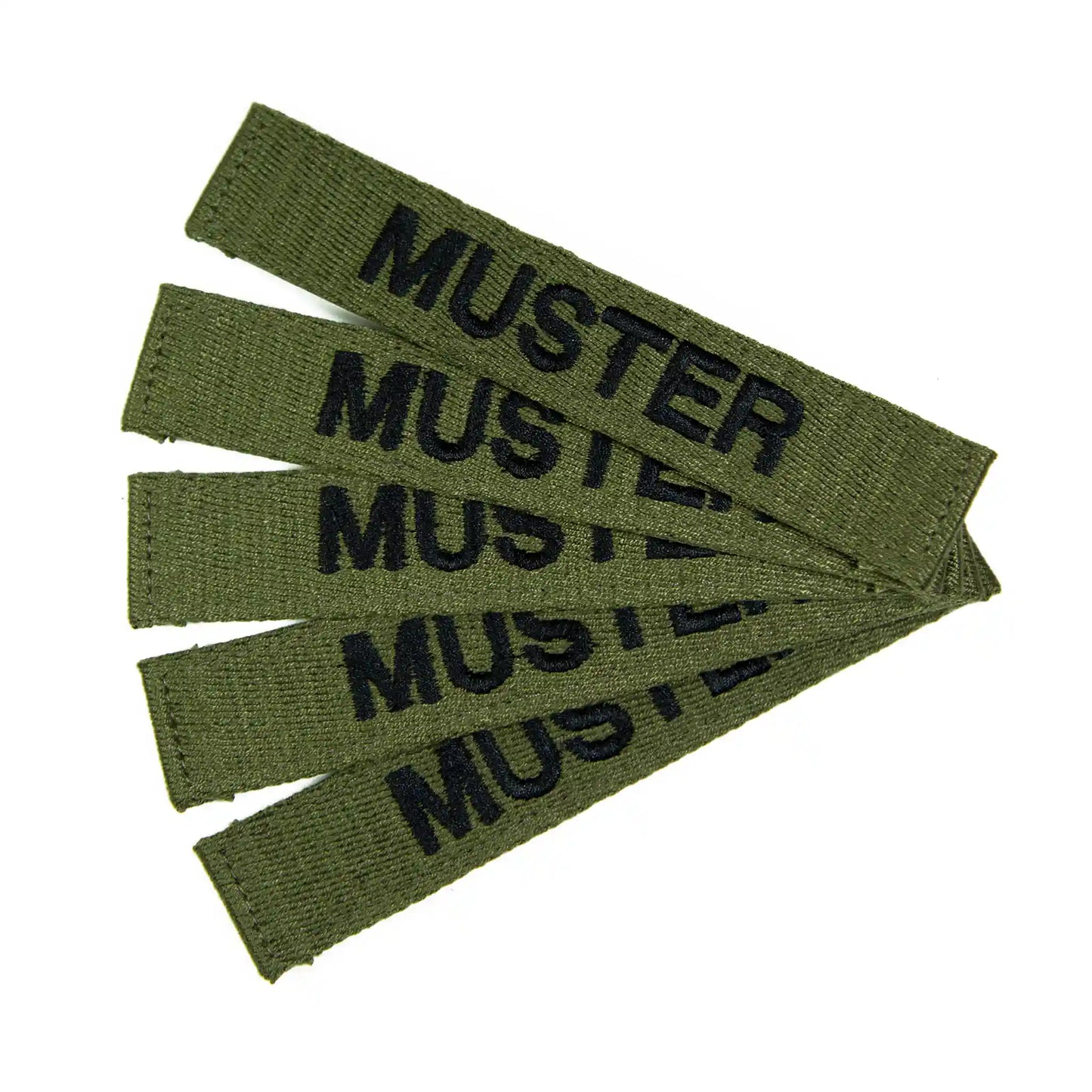Namensbänder 5er Set Foliage gestickt auf Textil