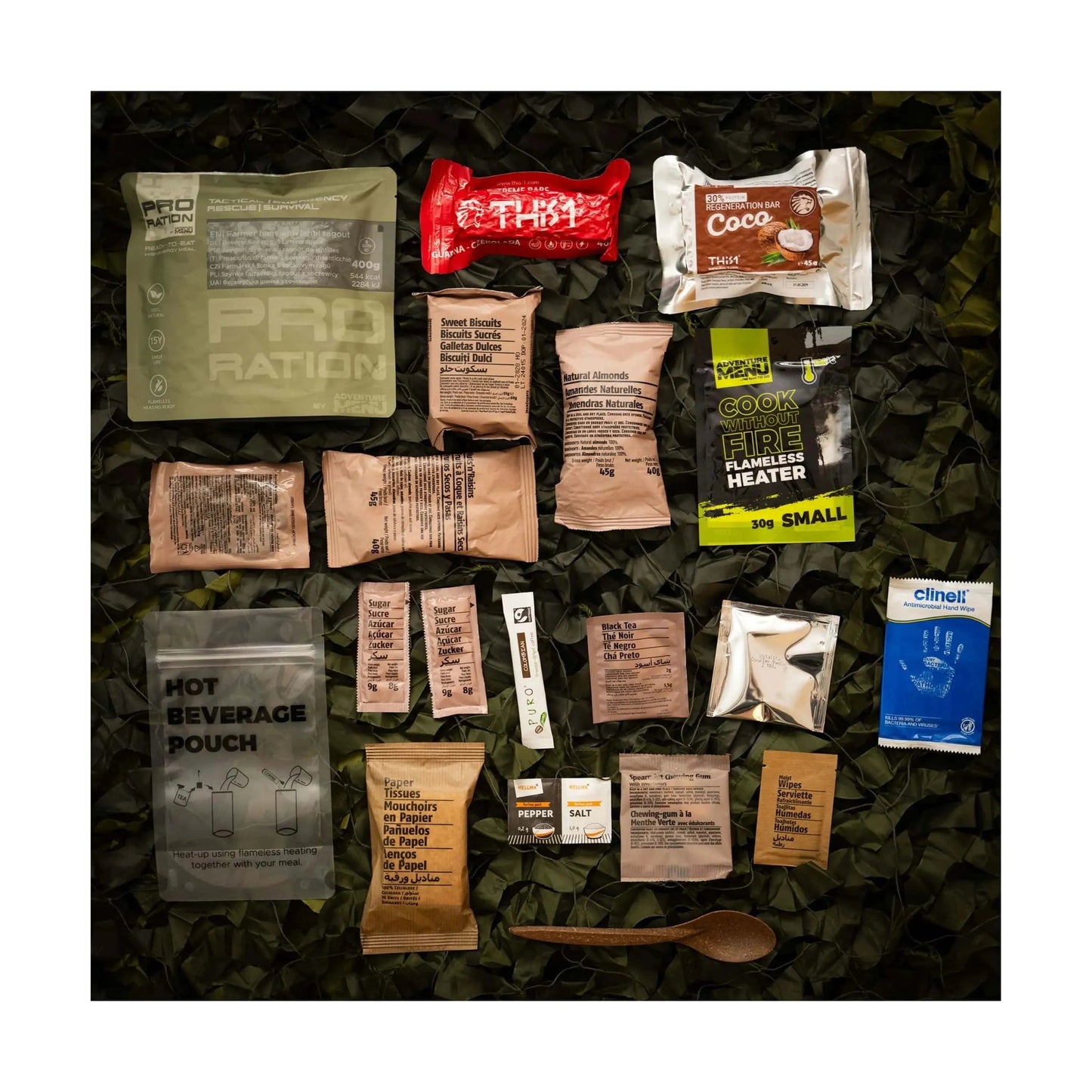 Halbtagesration Ultimate Tactical Ration Half Day Menü 2