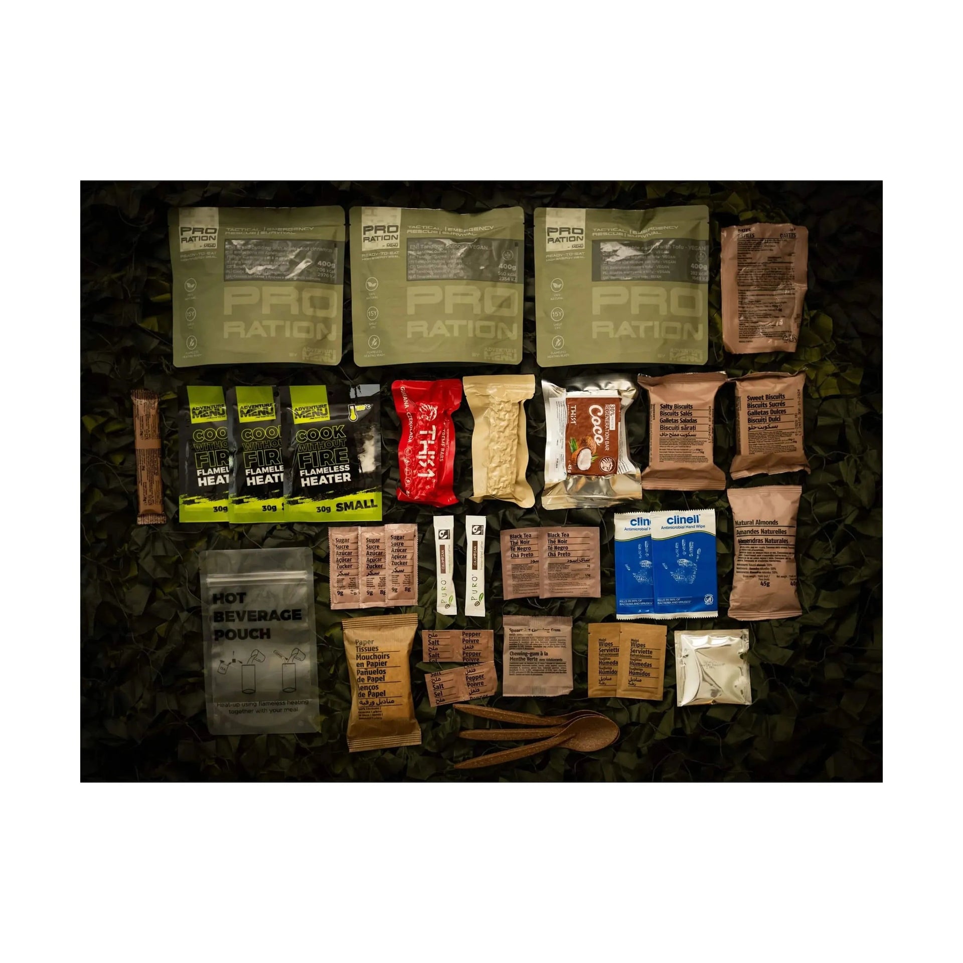 Tagesration Ultimate Tactical Ration Full Day vegetarisch