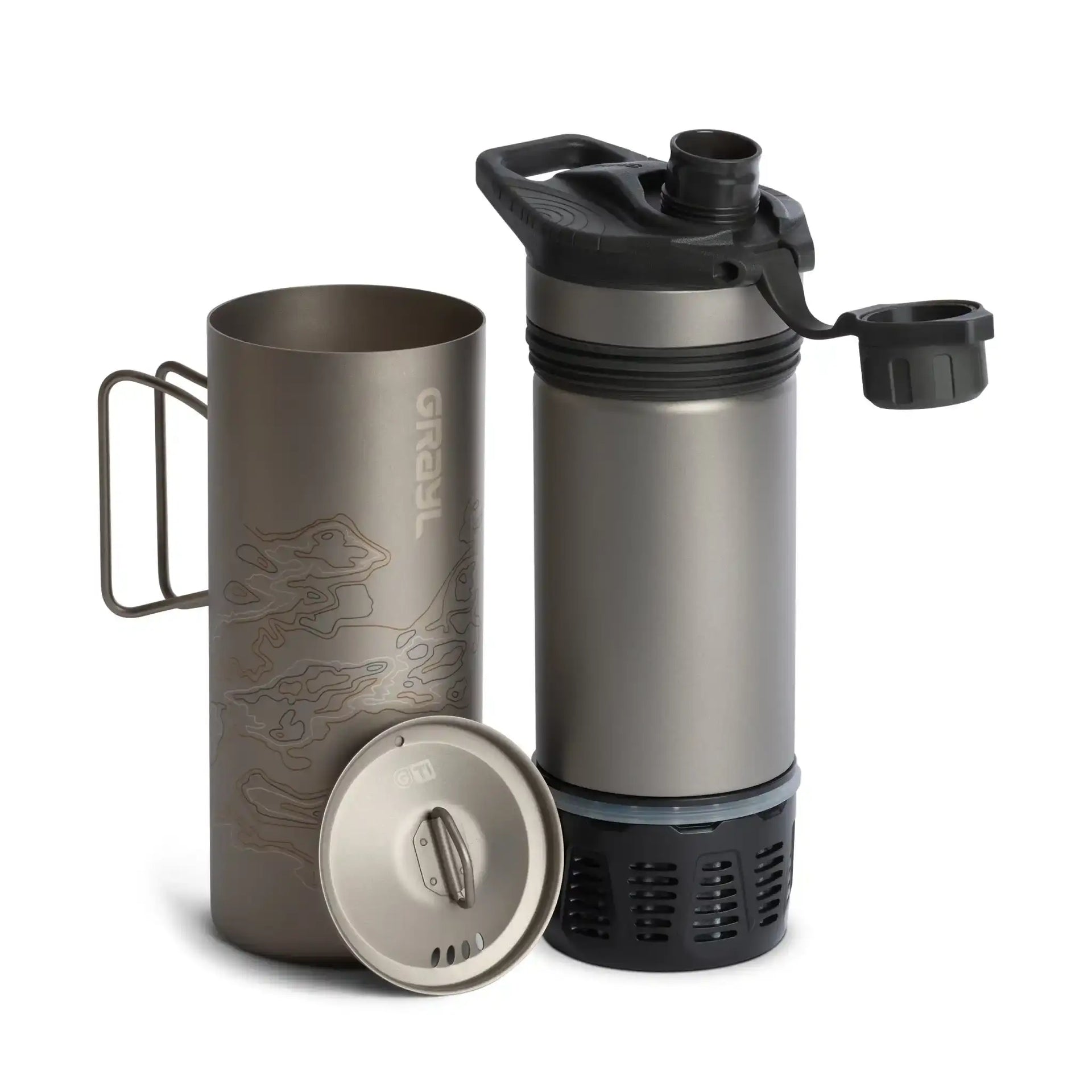 GRAYL Wasserfilter GeoPress Purifier Titanium Bottle - ASMC