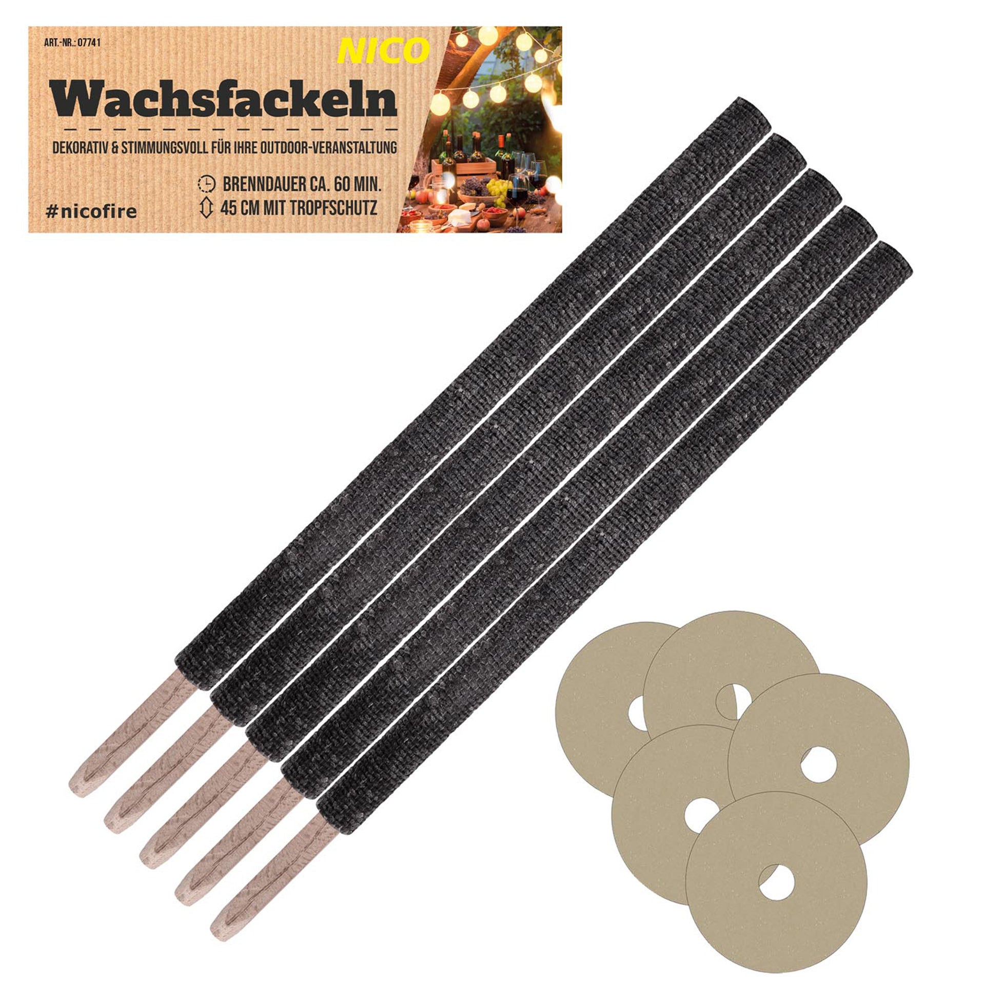 Wachsfackel
