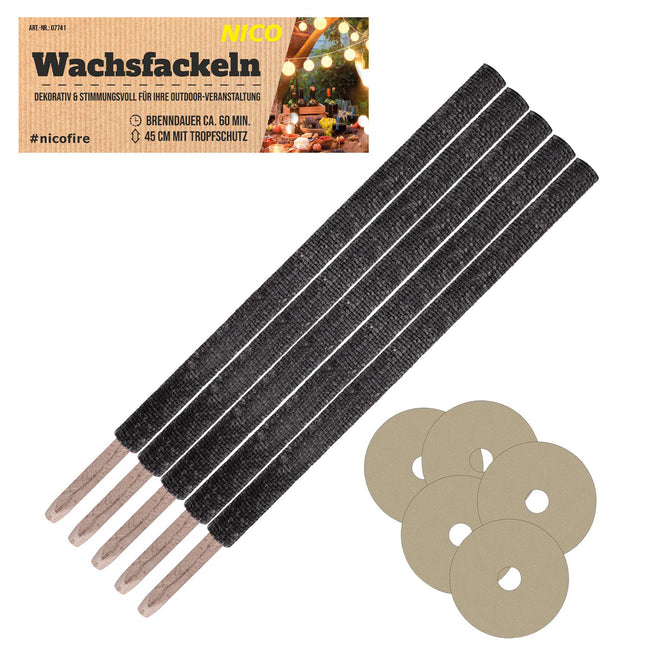 Wachsfackel