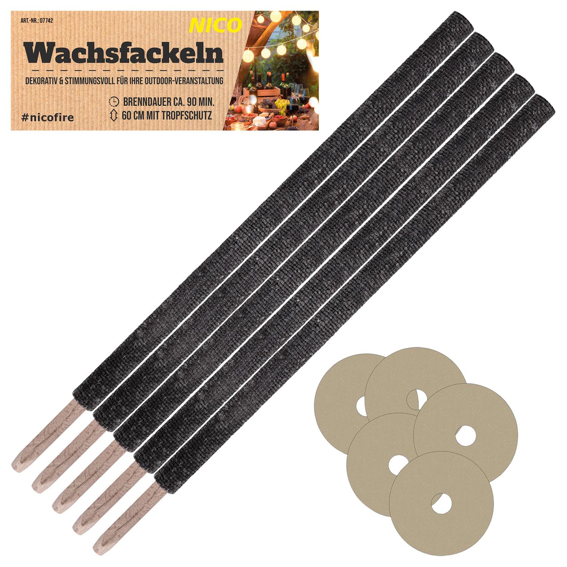 Wachsfackel