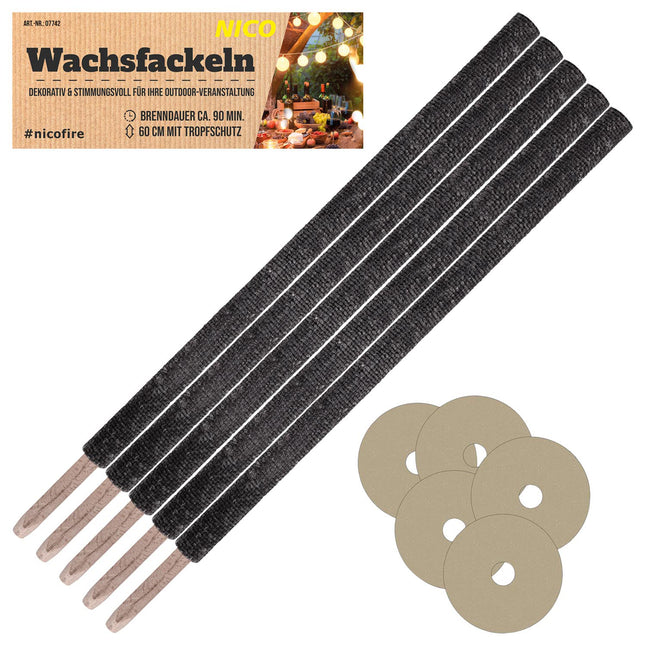 Wachsfackel