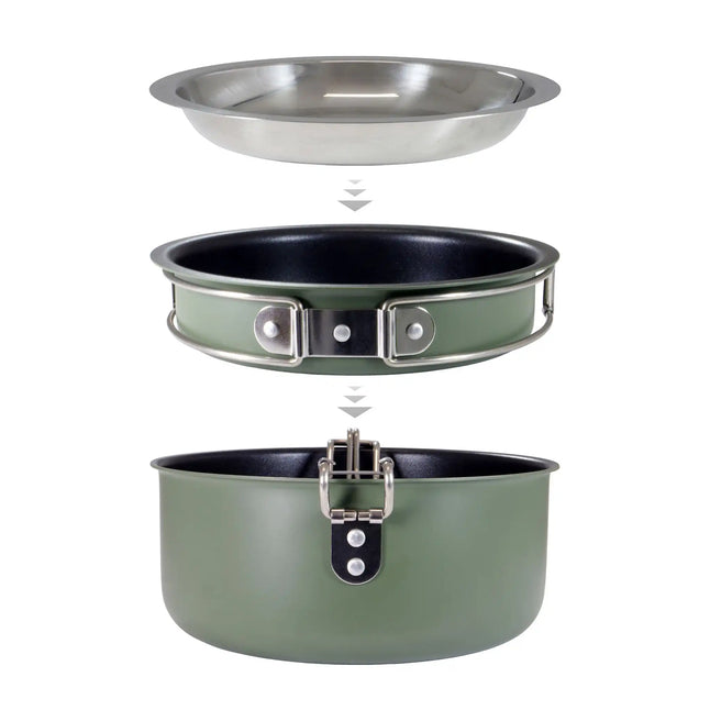 Aluminium Kochset Snap-Pack