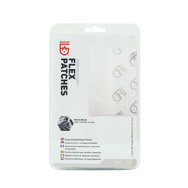 Tenacious Tape Flex Patches klar TPU 2 Stück