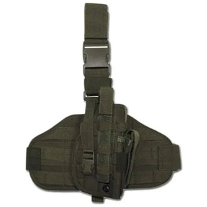 Pistolenbeinholster MOLLE rechts oliv