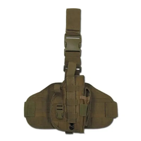 Pistolenbeinholster MOLLE rechts coyote tan