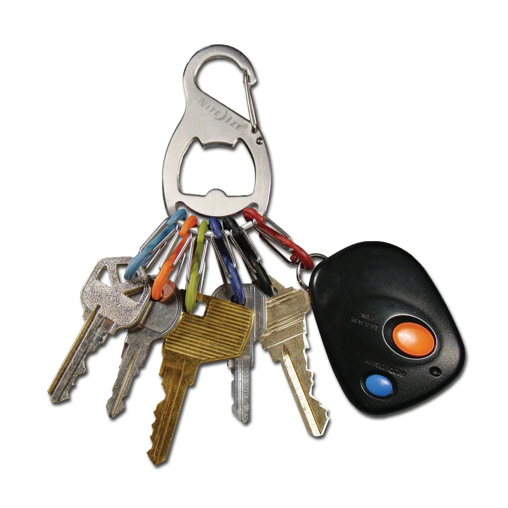 Nite Ize Schlüsselanhänger KeyRack Edelstahl - ASMC