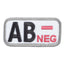 Mil-Spec Monkey MilSpecMonkey Patch Blutgruppe AB Neg medical - ASMC