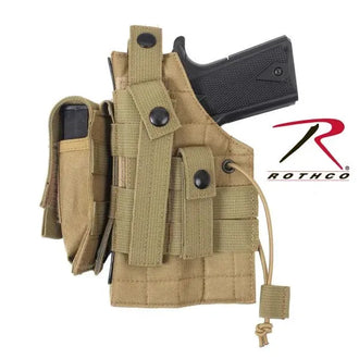 Holster Rothco MOLLE beidhändig coyote