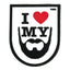 101 INC 3D Patch I love my Beard - ASMC