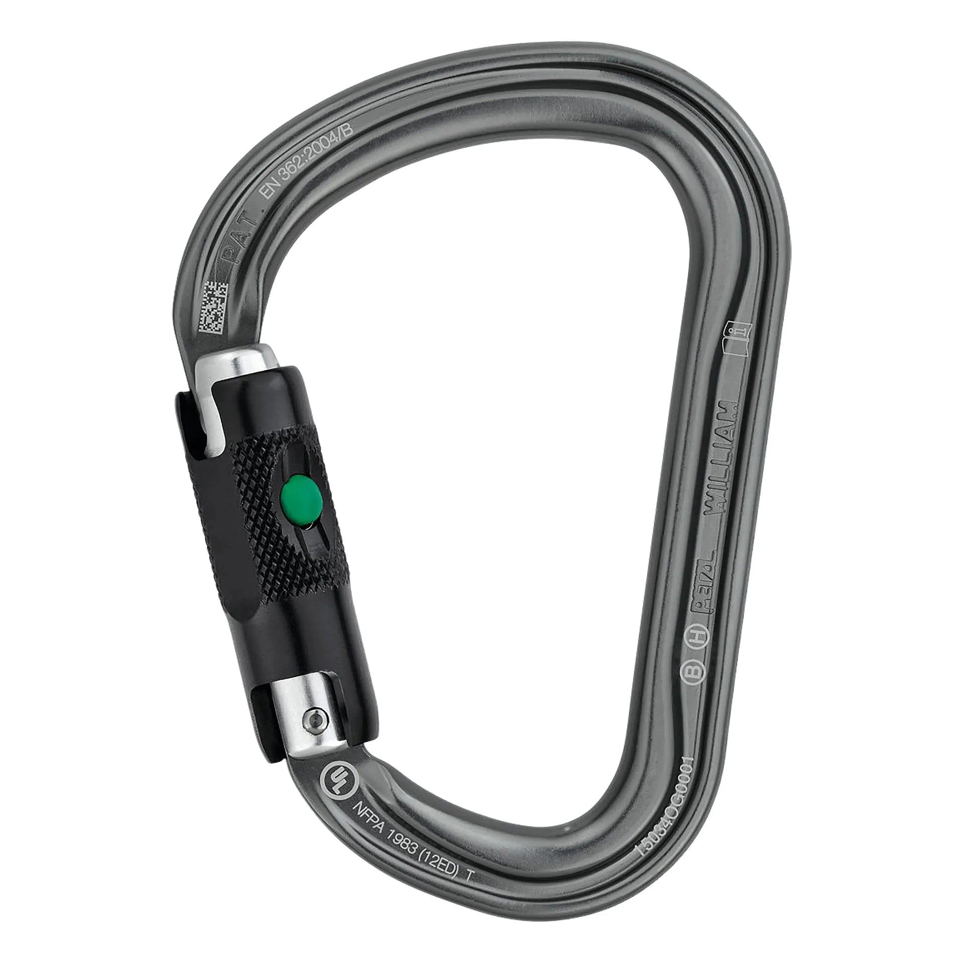 Karabiner William Ball Lock grau