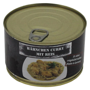 MFH Hähnchen Curry mit Reis Vollkonserve 400 g - ASMC