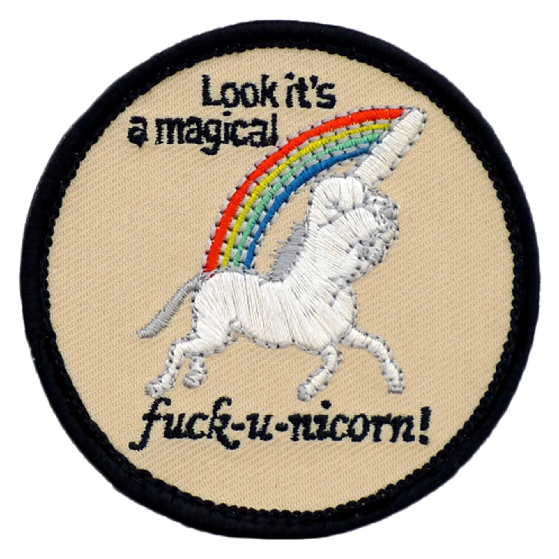 Café Viereck Patch Fuck Unicorn - ASMC