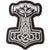 Jackets To Go 3D Patch Thors Hammer - ASMC