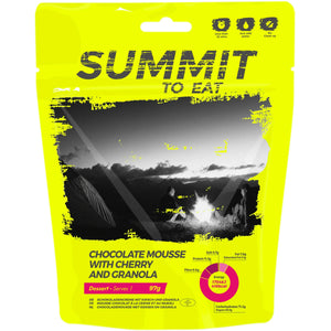 Summit to Eat Schokoladenmousse mit Granola und Kirschen - ASMC
