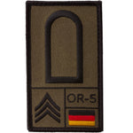 Café Viereck Rank Patch Stabsunteroffizier - ASMC