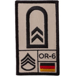 Café Viereck Rank Patch Oberfeldwebel - ASMC