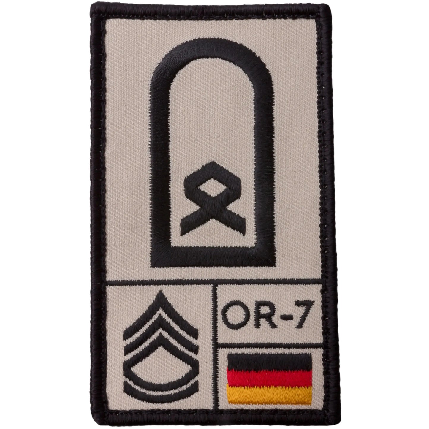 Café Viereck Rank Patch Hauptfeldwebel - ASMC