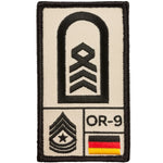 Café Viereck Rank Patch Oberstabsfeldwebel - ASMC