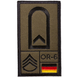 Café Viereck Rank Patch Feldwebel - ASMC