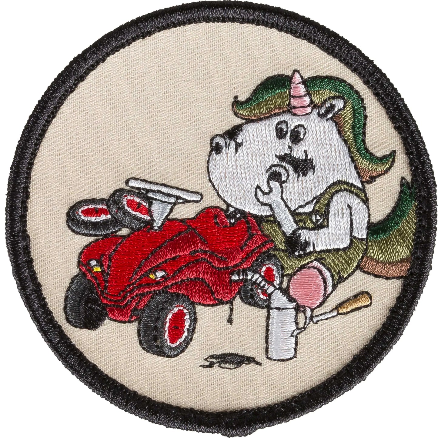Café Viereck Patch Instandsetzung Einhorn - ASMC
