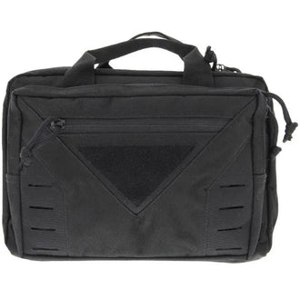 Pistolentasche Lasercut Front schwarz