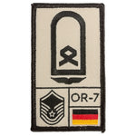 Café Viereck Rank Patch Hauptfeldwebel Luftwaffe - ASMC